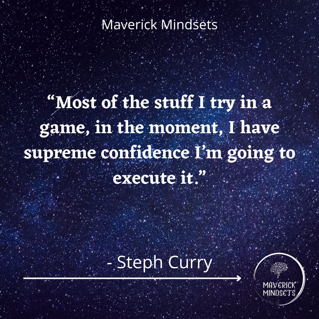 Steph Curry quote about teamwork and unity with a motivational background